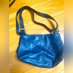 Stunning Kairos beautiful leather blue handbag